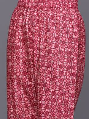 Floral Printed Regular Gotta Patti Pure Cotton Kurta with Trousers & Dupatta 3