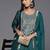 Ethnic Motifs Yoke Design Regular Sequinned Kurta with Trousers & Dupatta