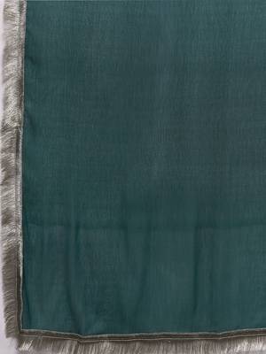 Ethnic Motifs Yoke Design Regular Sequinned Kurta with Trousers & Dupatta 5