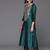 Ethnic Motifs Yoke Design Regular Sequinned Kurta with Trousers & Dupatta
