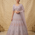 purple embroidered lehenga choili 