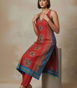 Women Ethnic Motifs Printed Regular Kurta with Trousers