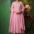 Women Floral Embroidered Empire Thread Work Kurta with Palazzos & With Dupatta