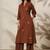 Women Ethnic Motifs Embroidered Regular Thread Work Kurta with Palazzos