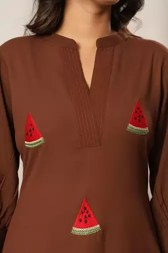 Women Ethnic Motifs Embroidered Regular Thread Work Kurta with Palazzos