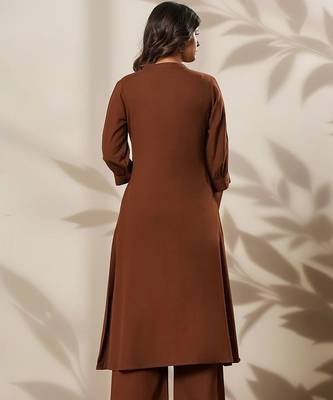Women Ethnic Motifs Embroidered Regular Thread Work Kurta with Palazzos 6