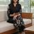 Women Floral Printed Regular Chanderi Silk Kurta with Trousers
