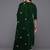 Winter floral Zari Embroidered Velvet Kurta Set with Dupatta.