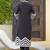 Women Printed Regular Thread Work Kurta with Trousers & With Dupatta