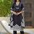 Women Printed Regular Thread Work Kurta with Trousers & With Dupatta