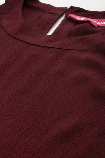 Women Silk Crepe Kurta with Trousers & With Dupatta