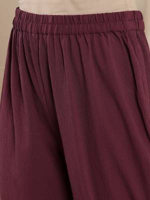 Round Neck Sleeveless Straight Kurta With Trouser And Dupatta 3