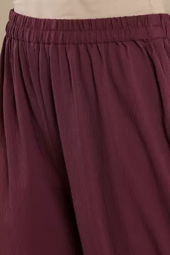 Round Neck Sleeveless Straight Kurta With Trouser And Dupatta
