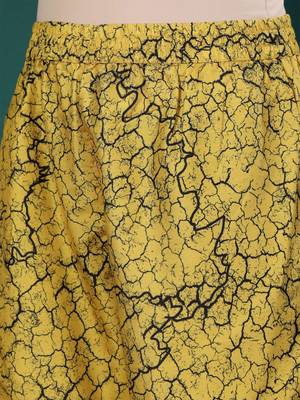Abstract Printed Shirt Collar Straight Kurta With Trouser 4