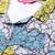 Blue Abstract Printed Cuban Collar Straight Kurta With Trousers