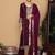 Women Ethnic Motifs Embroidered Regular Kurta with Trousers & With Dupatta