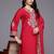 Ethnic Motifs Yoke Design Kurta With Trousers & Dupatta