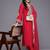 Ethnic Motifs Yoke Design Kurta With Trousers & Dupatta