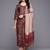 Floral Printed Zari Kurta With Trousers & Dupatta