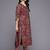 Floral Printed Zari Kurta With Trousers & Dupatta