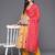 Floral Printed Empire A Line Kurta & Trousers With Dupatta