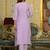 Women Floral Embroidered Beads and Stones Cotton Kurta with Trousers & Dupatta