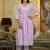 Women Floral Embroidered Beads and Stones Cotton Kurta with Trousers & Dupatta