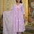 Women Floral Embroidered Beads and Stones Cotton Kurta with Trousers & Dupatta