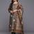 Ethnic Motifs Printed Chanderi Silk Gotta Patti Work Kurta & Trousers With Dupatta