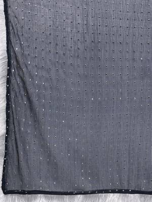 Embroidered Notch Neck Straight Kurta & Trousers With Dupatta 4