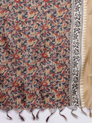 Woven Design Kurta With Palazzos & Dupatta 3