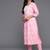 Embroidered Thread Work Pure Cotton A-Line Kurta With Trousers & Dupatta