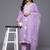 Floral Embroidered Thread Work Pure Cotton Kurta With Trousers & Dupatta