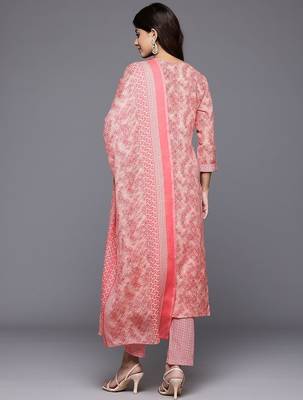 Ethnic Motifs Printed Zari Kurta With Trousers & Dupatta 6