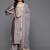 Ethnic Motifs Embroidered Zari Kurta With Palazzos & Dupatta
