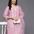 Women Floral Embroidered Thread Work Cotton Kurta with Trousers & With Dupatta