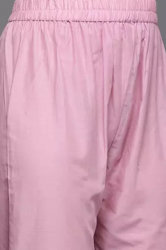 Women Floral Embroidered Thread Work Cotton Kurta with Trousers & With Dupatta