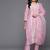 Women Floral Embroidered Thread Work Cotton Kurta with Trousers & With Dupatta