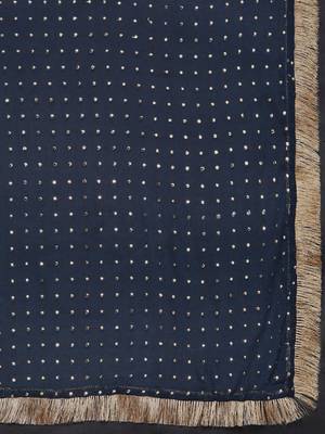 Ethnic Motifs Embroidered Regular Kurta with Trousers & With Dupatta 4