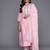 Floral Embroidered Thread Work Pure Cotton Kurta with Trousers & Dupatta