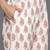 Floral Printed Mirror Work Pure Cotton Anarkali Kurta with Trousers & Dupatta