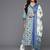 Women Floral Printed Angrakha Pure Cotton Kurta with Trousers & With Dupatta