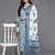 Women Floral Printed Angrakha Pure Cotton Kurta with Trousers & With Dupatta