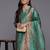 Women Floral Printed Regular Chanderi Silk Kurta with Trousers & Dupatta