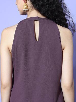 Regular Halter Neck Kurta with Trousers & Dupatta 6