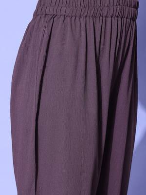 Regular Halter Neck Kurta with Trousers & Dupatta 7