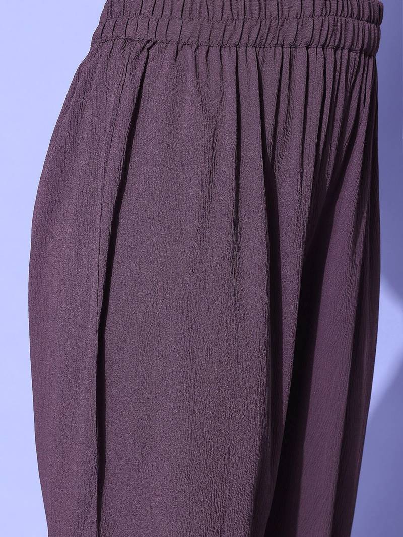 Regular Halter Neck Kurta with Trousers & Dupatta