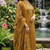 Beautiful jaipuri mustard yellow zari embroidered cotton block print straight kurta palazzo suit set with dupatta