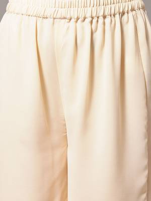 Ethnic Motifs Embroidered Sequinned Detail Straight Kurta & Sharara With Dupatta 3