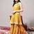Ethnic Motifs Printed Gotta Patti A-Line Kurta & Sharara With Dupatta